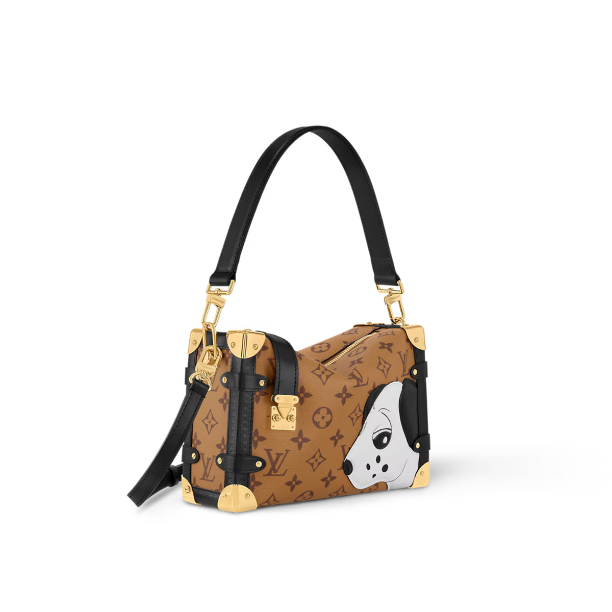 Side Trunk MM Coated Canvas – a pleasingly playful accessory, the bag can be styled in different ways, thanks to – LUX VERSE Luxury Designer Fashion Outlet