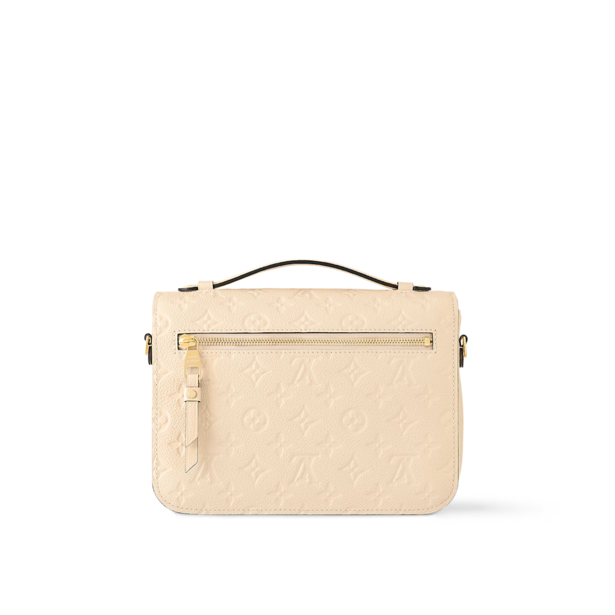 Pochette Métis Crème Beige – the discreet Monogram pattern embossed into the leather and the gold-color hardware, – LUX VERSE Luxury Designer Fashion Outlet