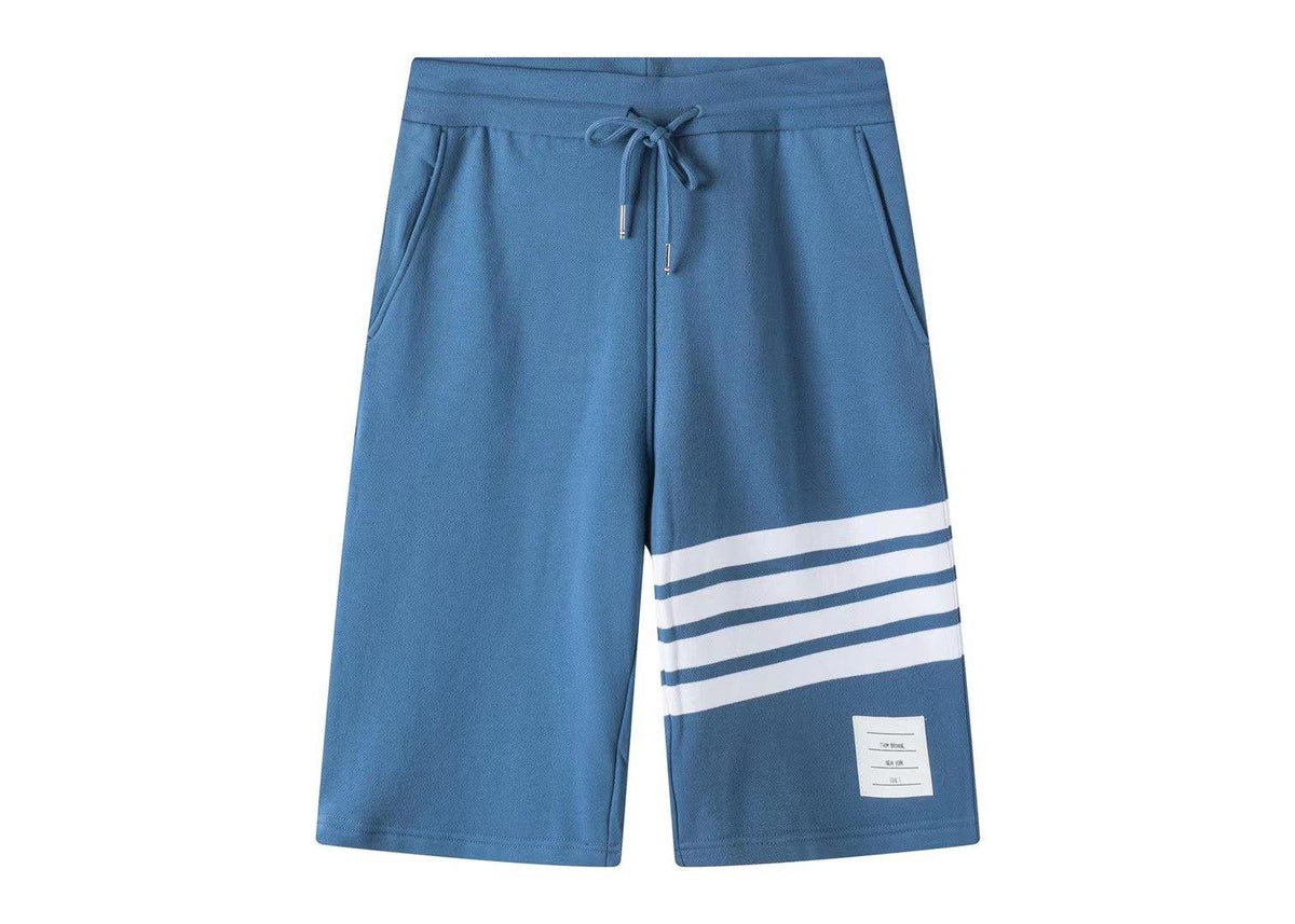 Red Jersey Bar Stripe Drawstring - Men's