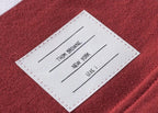 Red Jersey Bar Stripe Drawstring - Men's