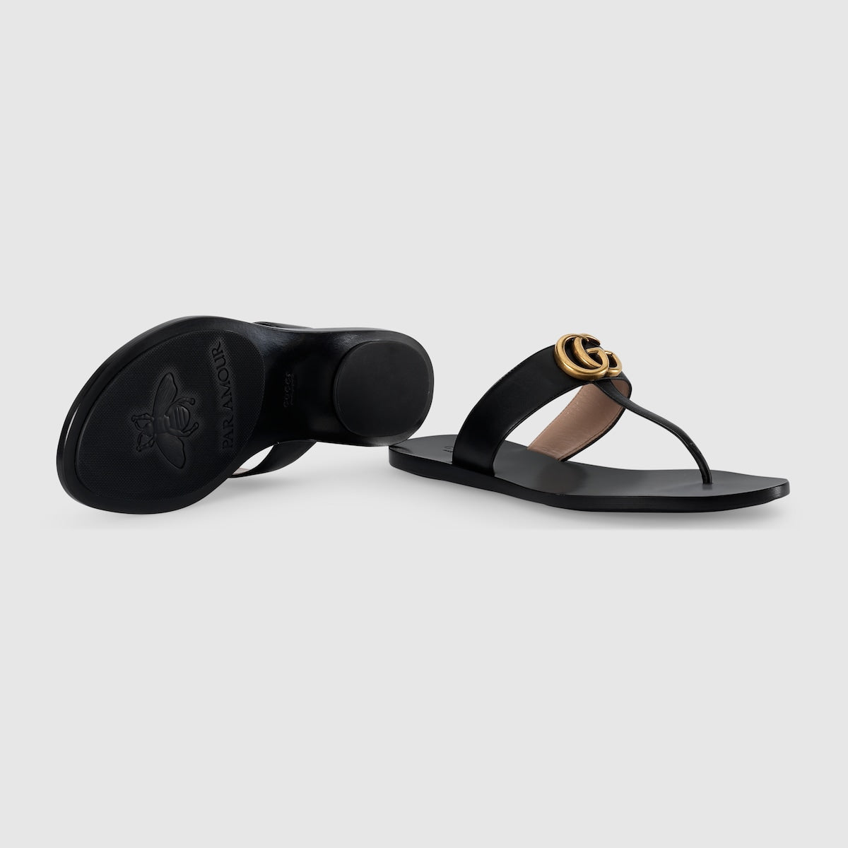 Thong sandal with Double G – inspired by the summer spirit and beach clubs on the Italian coast, this item is – LUX VERSE Luxury Designer Fashion Outlet