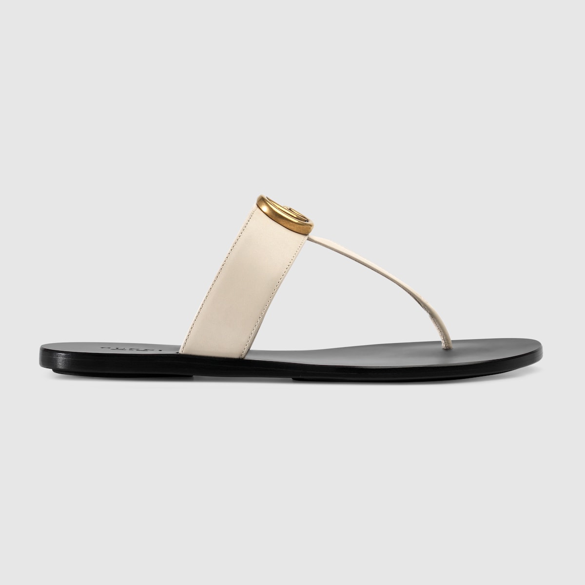 Women's thong sandal with Double G – an emblem of the GG Marmont line, the Double G is an archival play on the original – LUX VERSE Luxury Designer Fashion Outlet