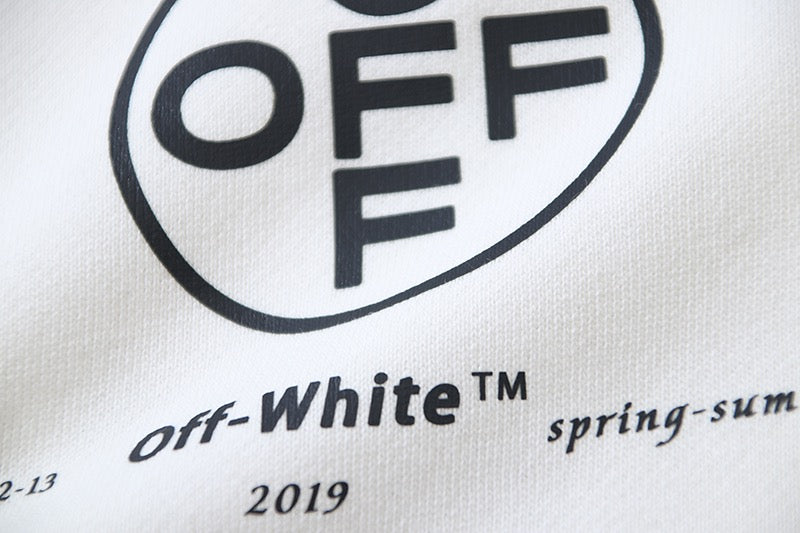 Black Cotton Circle Logo Drawstring - Men's