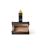 Petite Malle Monogram Canvas – every detail of the Petite Malle handbag is inspired by the history of trunks: – LUX VERSE Luxury Designer Fashion Outlet