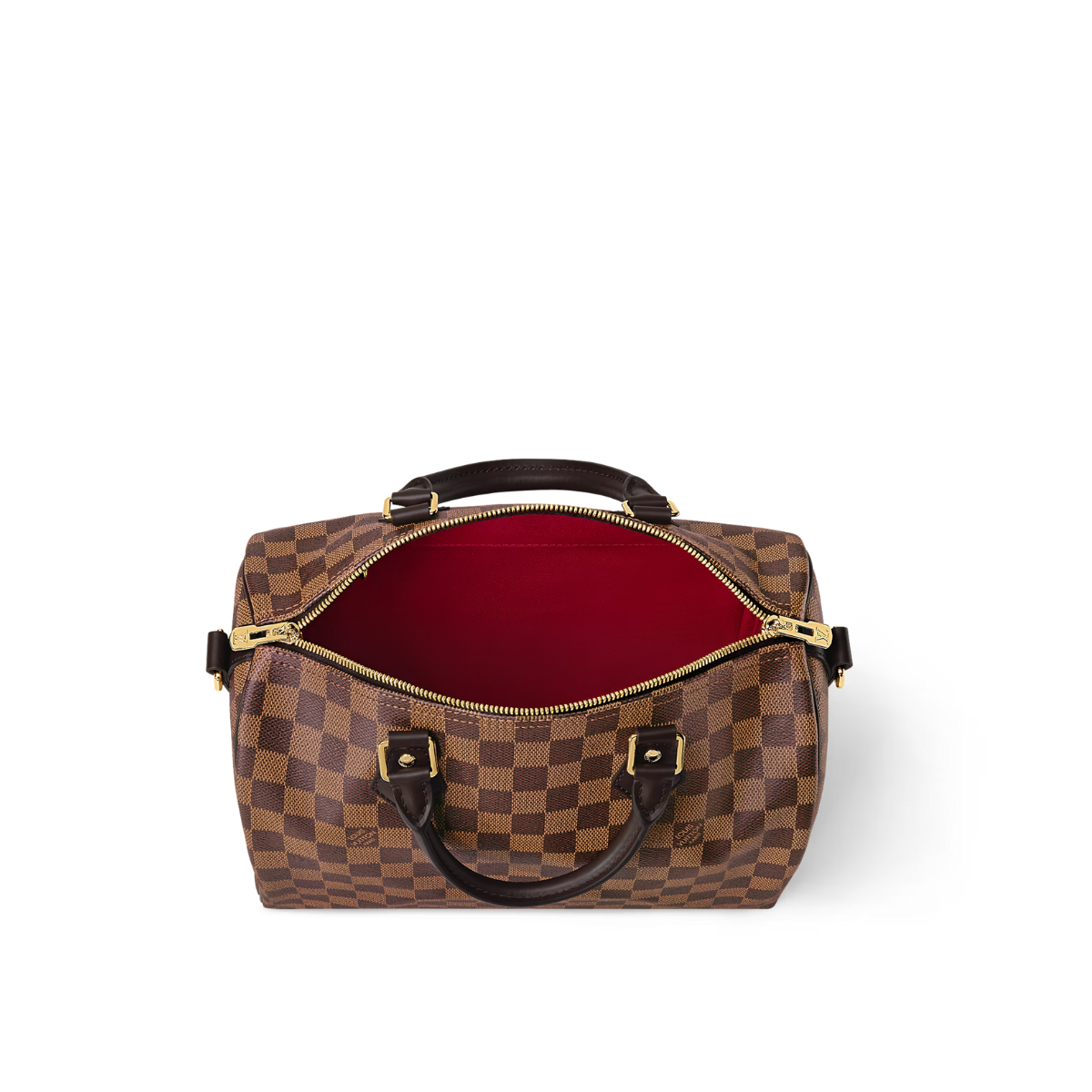 Speedy Bandoulière 30 Brown – the Speedy Bandoulière 30 in elegant Damier Ebene canvas is an ideal city bag for – LUX VERSE Luxury Designer Fashion Outlet