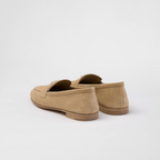 Suede loafers Ecru – these suede loafers with elegant and timeless classic lines are characterized – LUX VERSE Luxury Designer Fashion Outlet