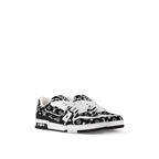 Trainer Iconic Style Sneaker – this seasonal version of the Trainer sneaker comes in Monogram textile, a key theme – LUX VERSE Luxury Designer Fashion Outlet