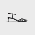 TRIOMPHE LEATHER SANDAL in LAMBSKIN – 100% LAMBSKIN100% Goatskin Linning2 IN (50 MM) heelALMOND TOE SHAPEMETAL – LUX VERSE Luxury Designer Fashion Outlet
