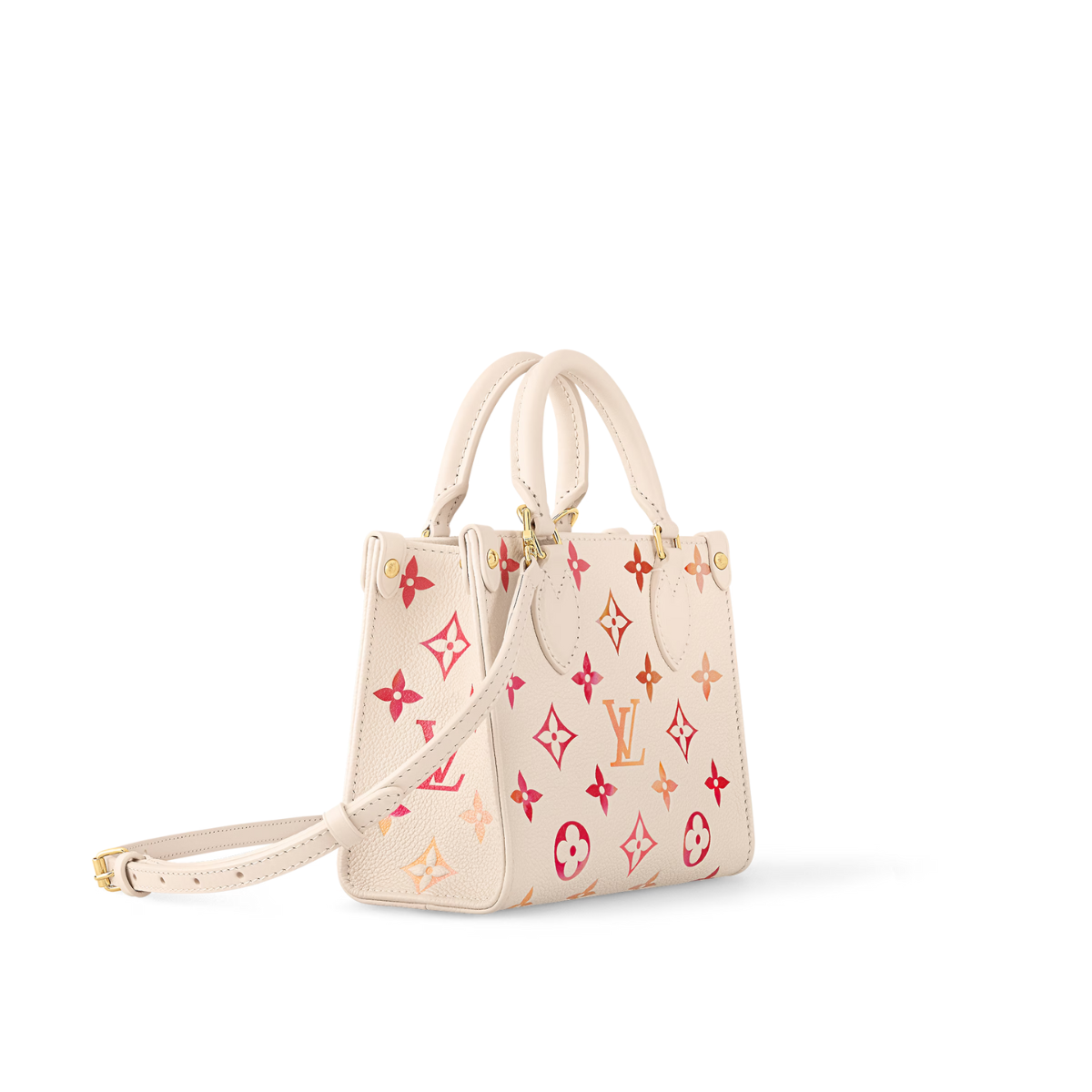 OnTheGo BB beige – part of the Sunrise Aquarelle collection, this OnTheGo BB handbag is fashioned – LUX VERSE Luxury Designer Fashion Outlet