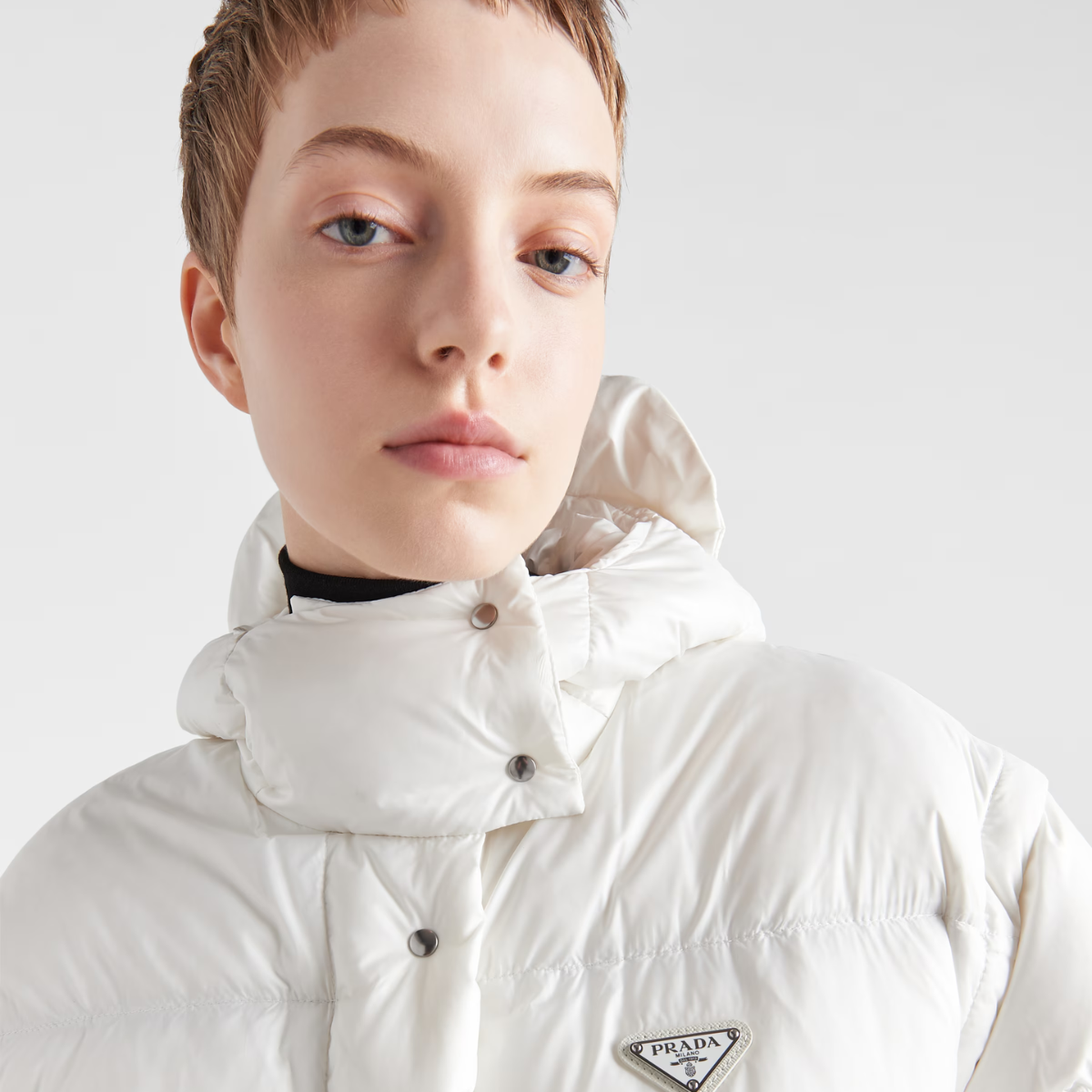 Re-Nylon convertible cropped down jacket – stay warm and eco-friendly with this Re-Nylon jacket – LUX VERSE Luxury Designer Fashion Outlet
