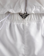 Re-Nylon swim trunks – the style with a classic silhouette, characterized by the elasticized waistband, is – LUX VERSE Luxury Designer Fashion Outlet