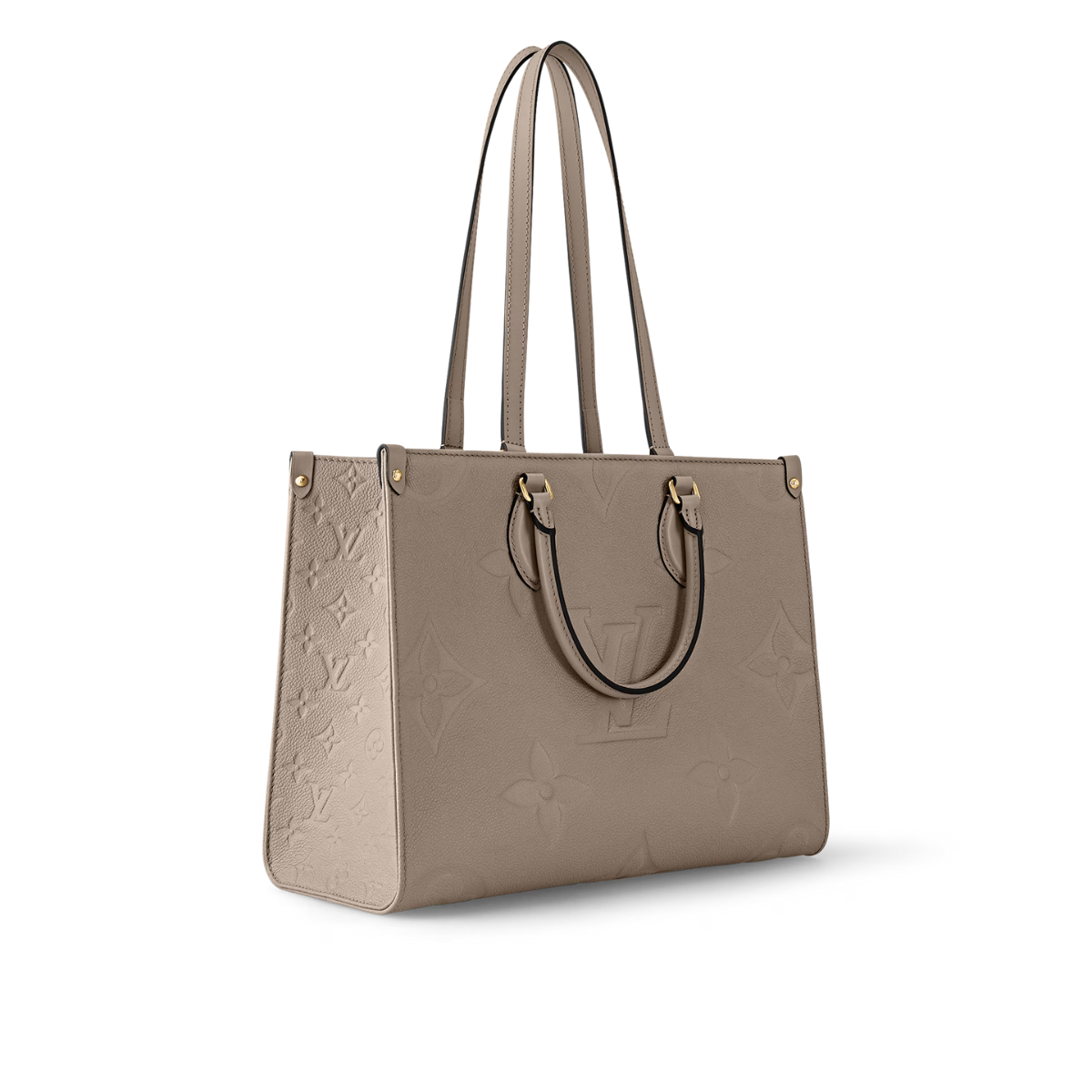 Onthego MM Beige – for Spring 2021, launches the OnTheGo MM tote bag in grained Monogram Empreinte, – LUX VERSE Luxury Designer Fashion Outlet