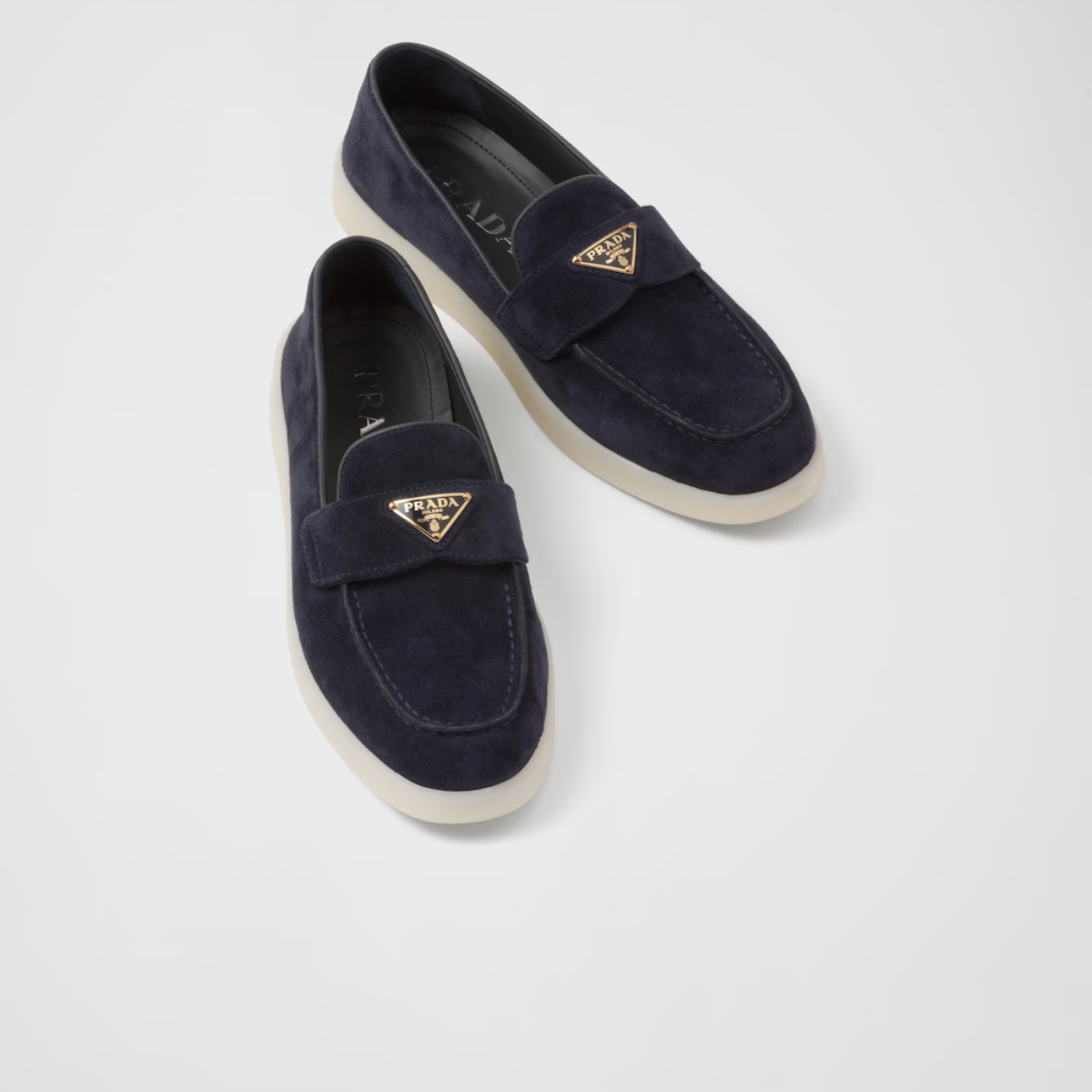 Suede leather loafers – a modern silhouette for these mules made of soft suede with a leather lining – LUX VERSE Luxury Designer Fashion Outlet