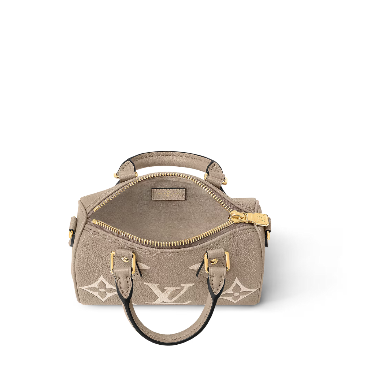 Nano Speedy Tourterelle Crème – the Nano Speedy is crafted from supple, grained Monogram Empreinte leather, whose – LUX VERSE Luxury Designer Fashion Outlet