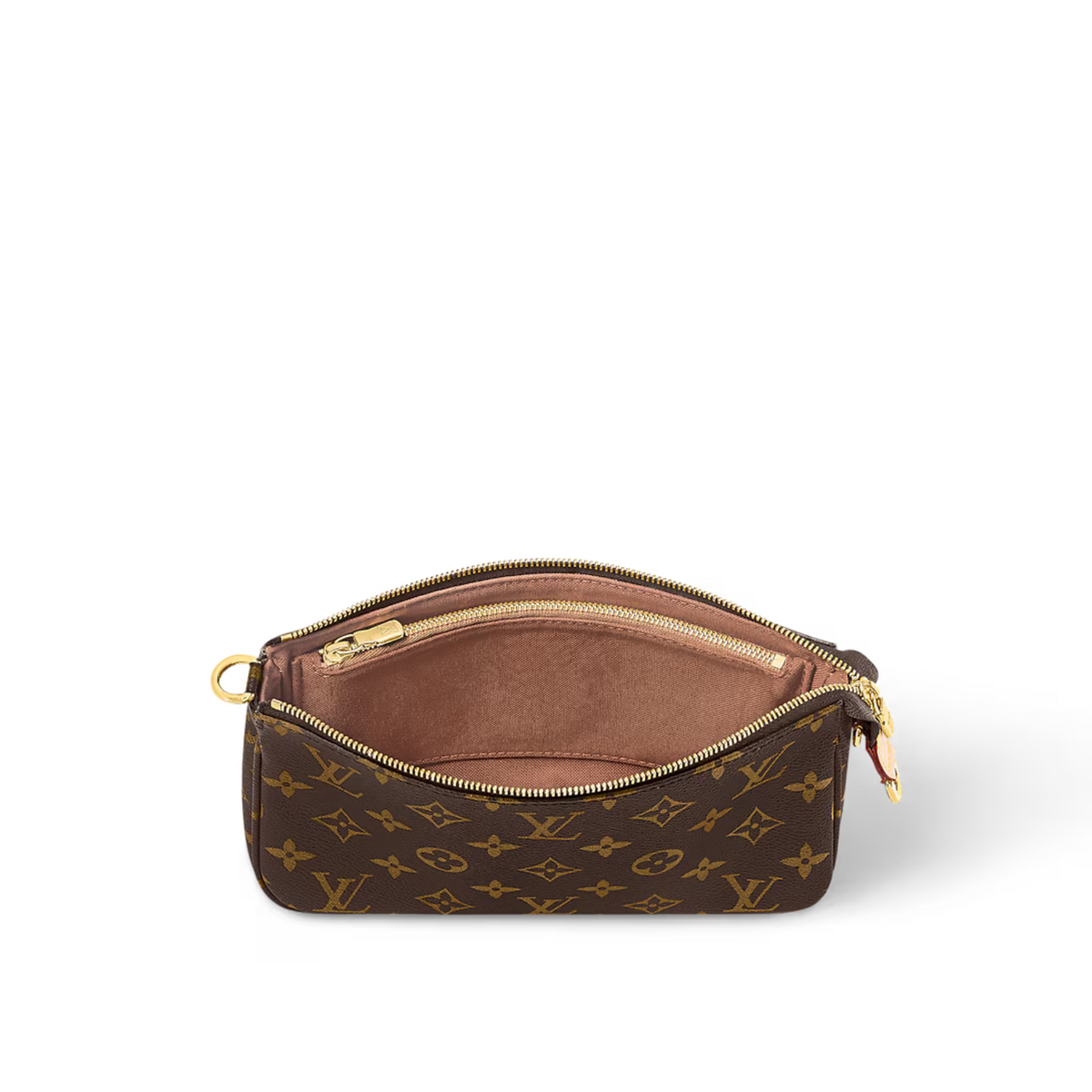 Pochette Accessoires – this chic pouch offers different looks and carry options thanks to its removable – LUX VERSE Luxury Designer Fashion Outlet