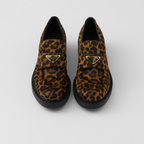 Chocolate printed leather loafers – the Chocolate loafers, a reinterpretation of a classic shoe, have a chunky design – LUX VERSE Luxury Designer Fashion Outlet