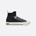 Walk'n'Macrocannage Motif Sneaker – the Walk'n'sneaker is crafted in black technical mesh showcasing the Macrocannage – LUX VERSE Luxury Designer Fashion Outlet