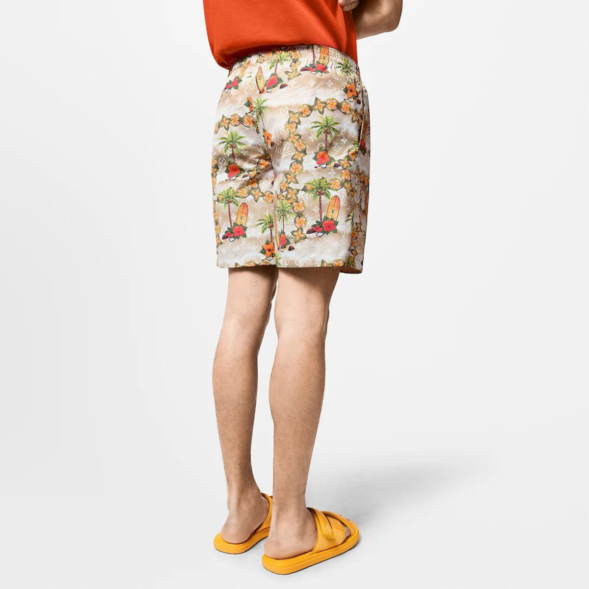 Monogram Nylon Swim Shorts – these graphic swim shorts are printed with a Monogram Sand Beach motif in fresh – LUX VERSE Luxury Designer Fashion Outlet