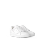 Trainer Rubber Leather sneaker – its elaborately constructed upper, which features rubber signatures, takes seven – LUX VERSE Luxury Designer Fashion Outlet