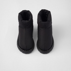 Re-Nylon booties – these modern Re-Nylon booties with a versatile, minimalist design are made – LUX VERSE Luxury Designer Fashion Outlet