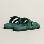 Chypre sandal – techno-sandal in calfskin with anatomical rubber sole and adjustable strap.– LUX VERSE Luxury Designer Fashion Outlet