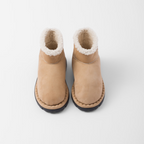 Shearling booties – these modern booties with a versatile, minimalist design are made of shearling – LUX VERSE Luxury Designer Fashion Outlet