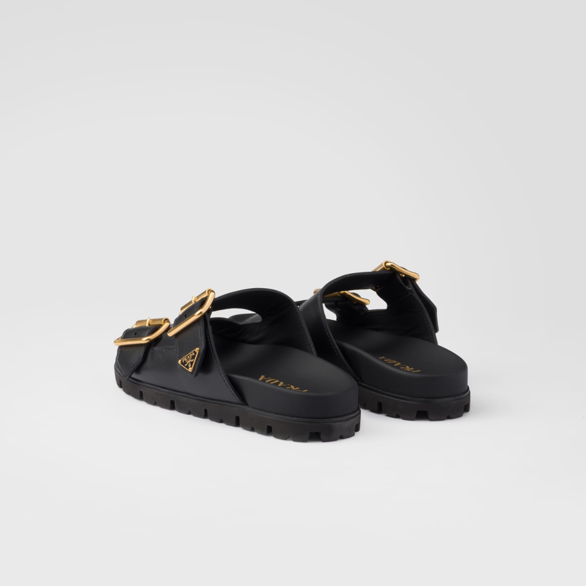 Leather strap slides – these leather slides with a casual style are defined by clean, contemporary lines – LUX VERSE Luxury Designer Fashion Outlet