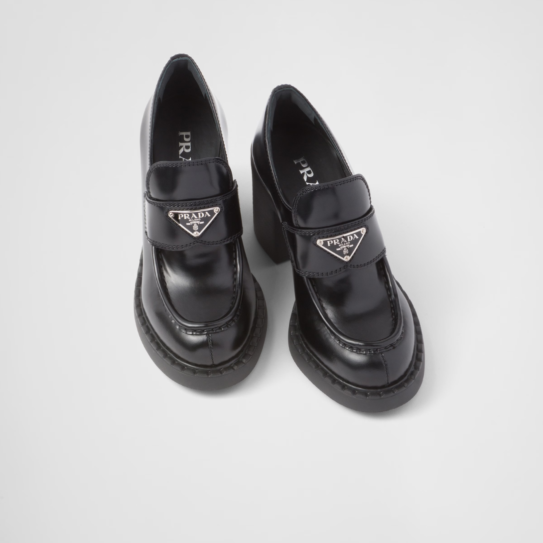 Chocolate brushed loafers – by subverting the rules of luxury, presents this iconic loafer style and redefines – LUX VERSE Luxury Designer Fashion Outlet