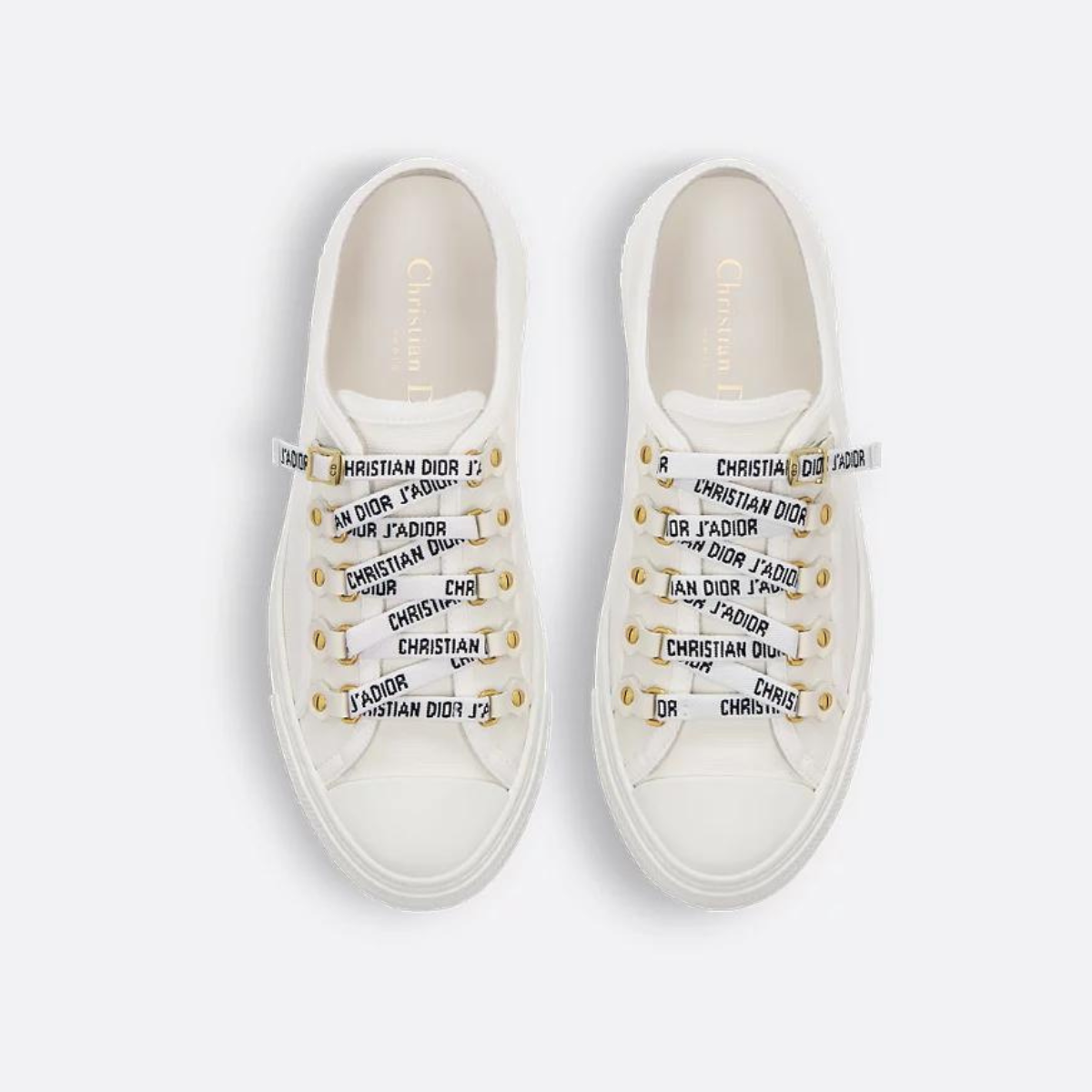 Walk'n'Cotton Canvas Sneaker – the Walk'n'sneaker is crafted in white cotton canvas and is a timeless design – LUX VERSE Luxury Designer Fashion Outlet