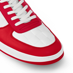 Rivoli Sneaker Red – the graphic, bicolor design is complemented by a dynamic, oversized Initials – LUX VERSE Luxury Designer Fashion Outlet