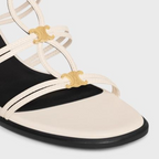 CLEMENCE MULTI TRIOMPHE SANDAL in LAMBSKIN – tRIOMPHE ON THE UPPERADJUSTABLE BUCKLESLEATHER INSOLELEATHER OUTSOLE – LUX VERSE Luxury Designer Fashion Outlet