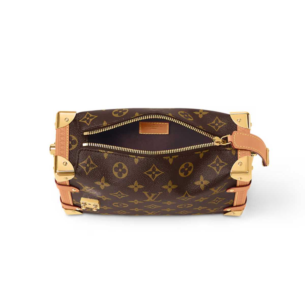 Side Leather Trunk MM – returning to the House’s trunkmaking beginnings, Nicolas Ghesquière creates the Side – LUX VERSE Luxury Designer Fashion Outlet