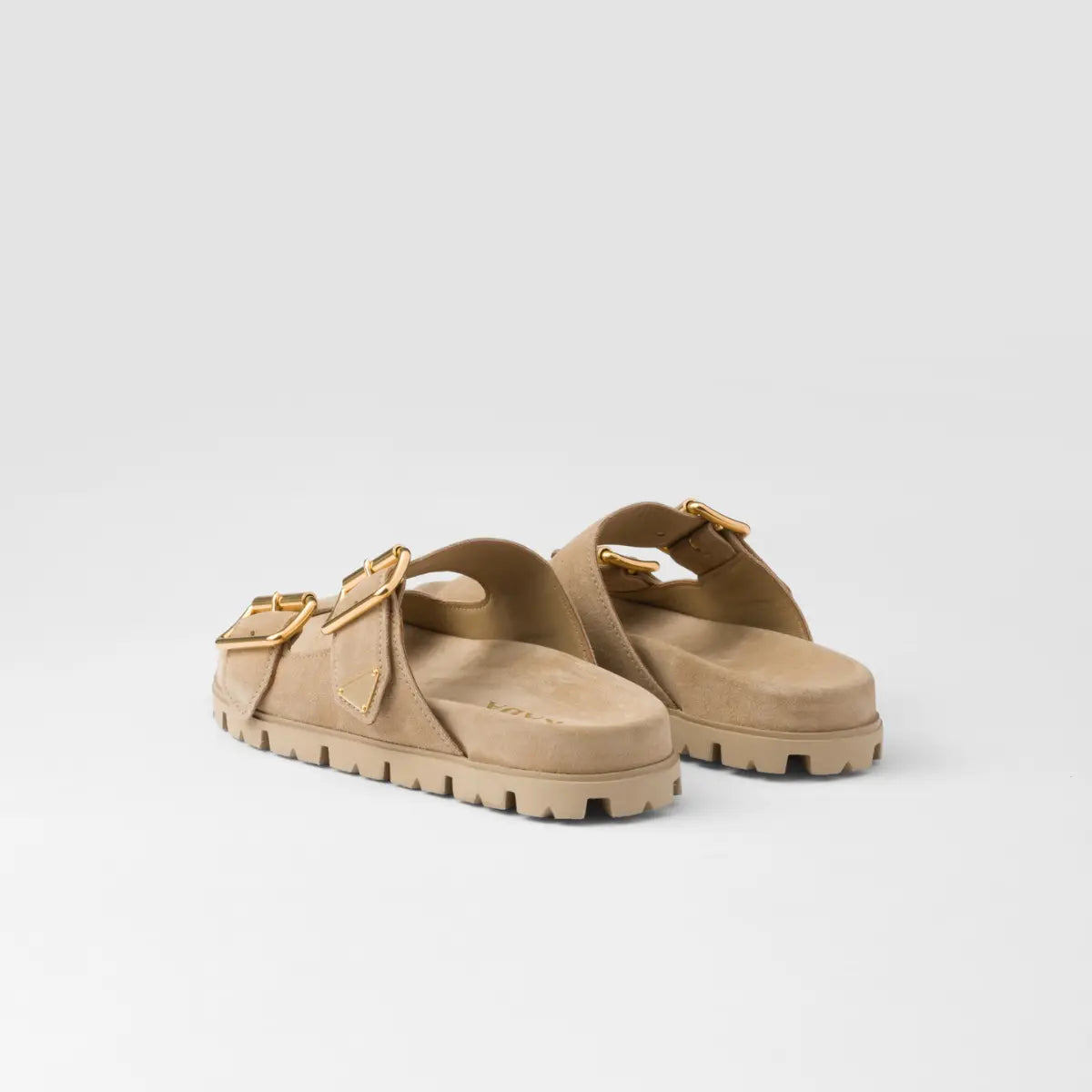 Suede strap slides – these suede slides with a casual style are defined by clean, contemporary lines – LUX VERSE Luxury Designer Fashion Outlet