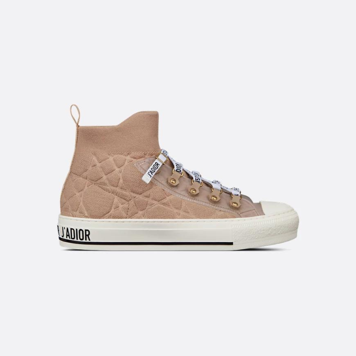Walk'n'Sneaker – the Walk'n'sneaker is crafted in nude technical mesh showcasing the Macrocannage – LUX VERSE Luxury Designer Fashion Outlet