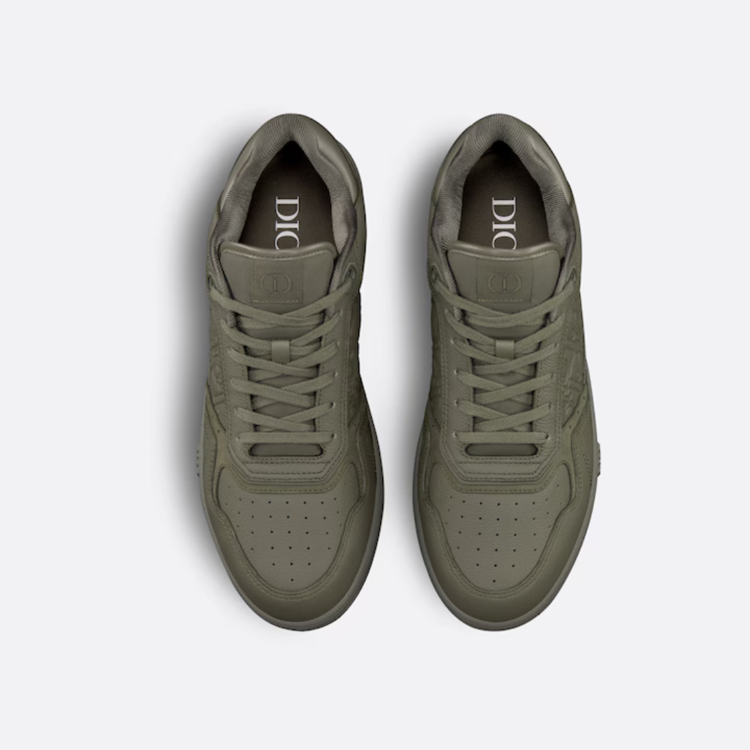B27 Low-Top Sneaker Leather – crafted in grained calfskin, the style is adorned with tonal Gravity leather panels – LUX VERSE Luxury Designer Fashion Outlet