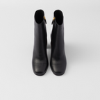 Leather booties – leather lining Side zipper closure Boot leg: 16 cm Leather and rubber sole – LUX VERSE Luxury Designer Fashion Outlet