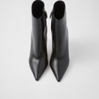 Nappa leather booties – these elegant, feminine soft nappa leather booties are characterized by the pointy – LUX VERSE Luxury Designer Fashion Outlet