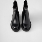 Brushed calf leather Chelsea boots – contemporary silhouette with clean lines for these Chelsea boots made of brushed – LUX VERSE Luxury Designer Fashion Outlet