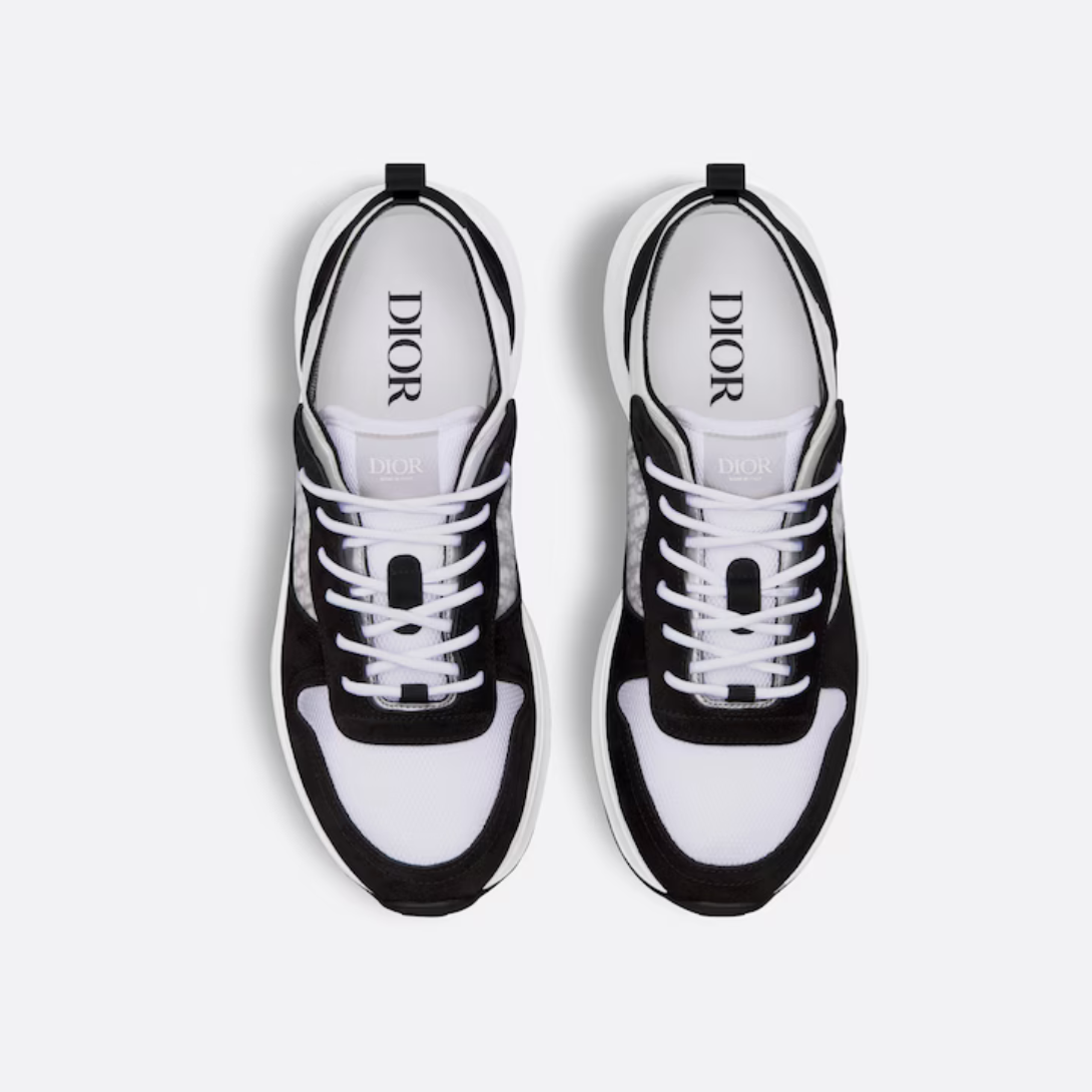 B25 Runner Sneaker Black – the B25 Runner sneaker pairs a sporty silhouette with House codes of elegance – LUX VERSE Luxury Designer Fashion Outlet