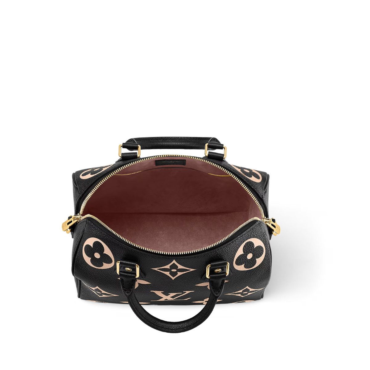 Speedy Bandoulière 25 – the compact Speedy Bandoulière 25 handbag is made from black Monogram Empreinte – LUX VERSE Luxury Designer Fashion Outlet