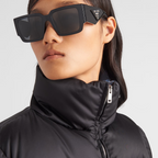 Re-Nylon cropped down jacket – stay warm and stylish with the Re-Nylon cropped down jacket – LUX VERSE Luxury Designer Fashion Outlet