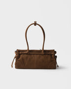 Bonnie nubuck leather handbag – pragmatic, contemporary elegance defines this suede handbag – LUX VERSE Luxury Designer Fashion Outlet