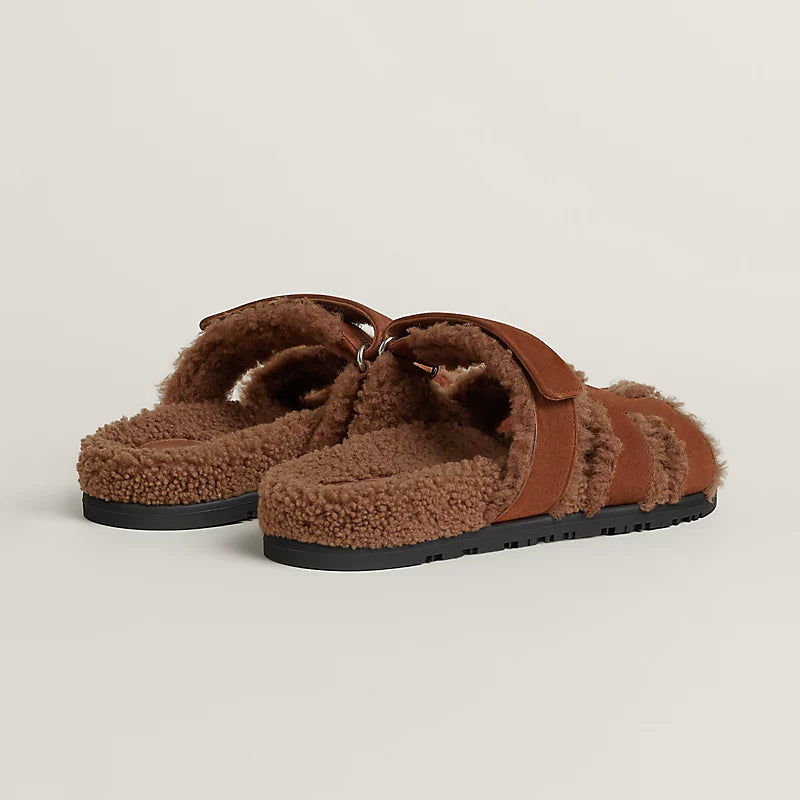 Chypre sandal – techno-sandal in calfskin with anatomical rubber sole and adjustable strap.– LUX VERSE Luxury Designer Fashion Outlet