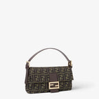 Baguette Handbag – metal details with a golden finish – LUX VERSE Luxury Designer Fashion Outlet