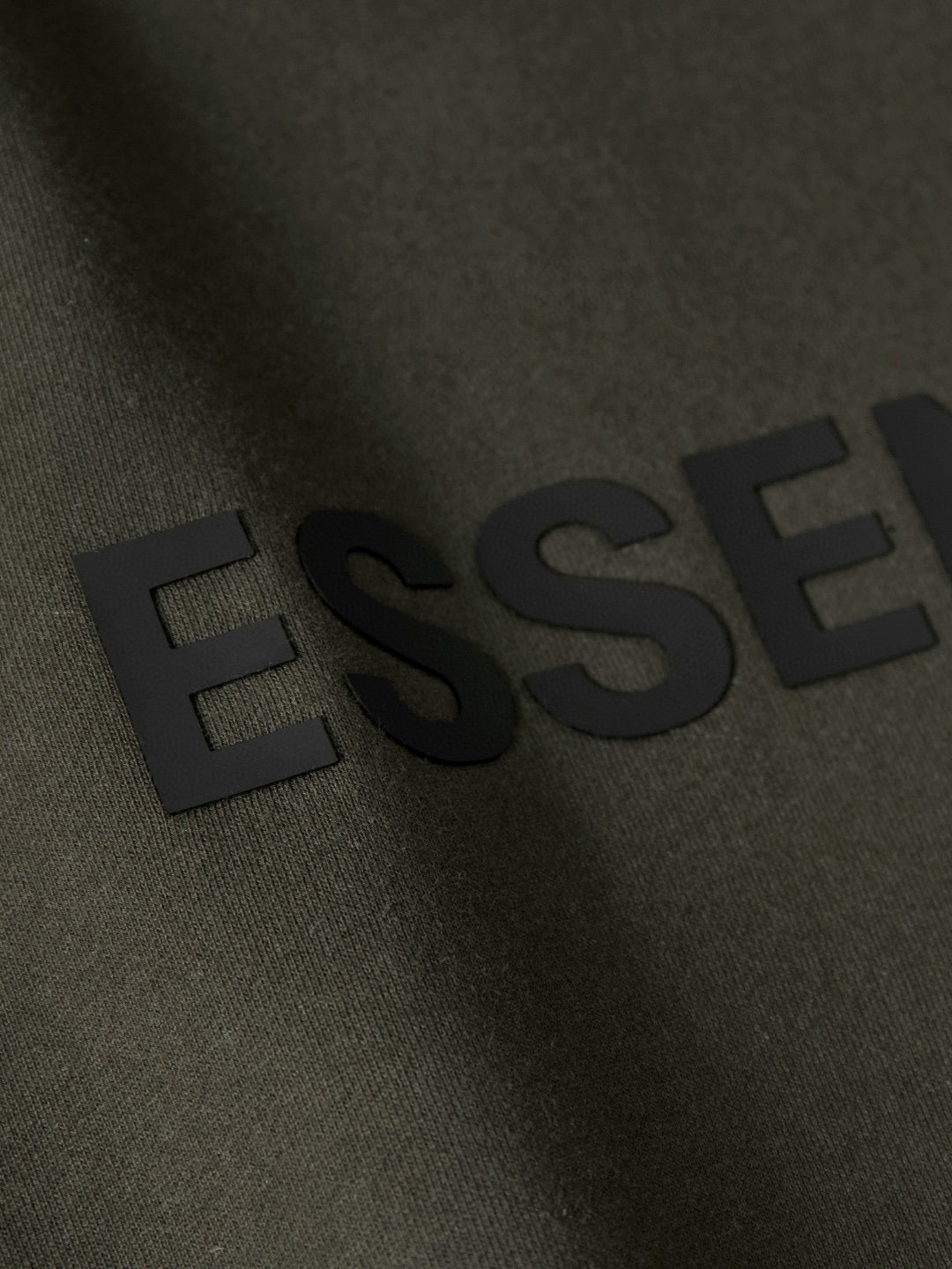 Grey Cotton Logo Pullover - Men's