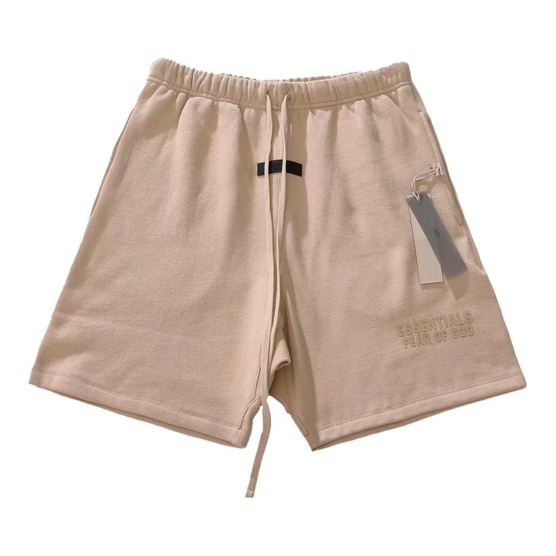 Brown Cotton Logo Drawstring - Men's