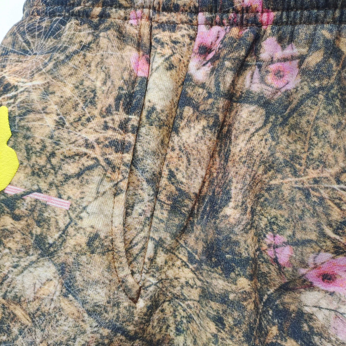 Grüne Camouflage-Jogginghose aus Baumwolle – Herren