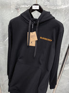 Black Cotton Plain Zip-Through - Men's