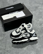 White Mesh Colourblock Chunky - Women's