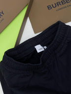 Marineblaue Jogginghose mit Monogramm aus Baumwolle – Herren